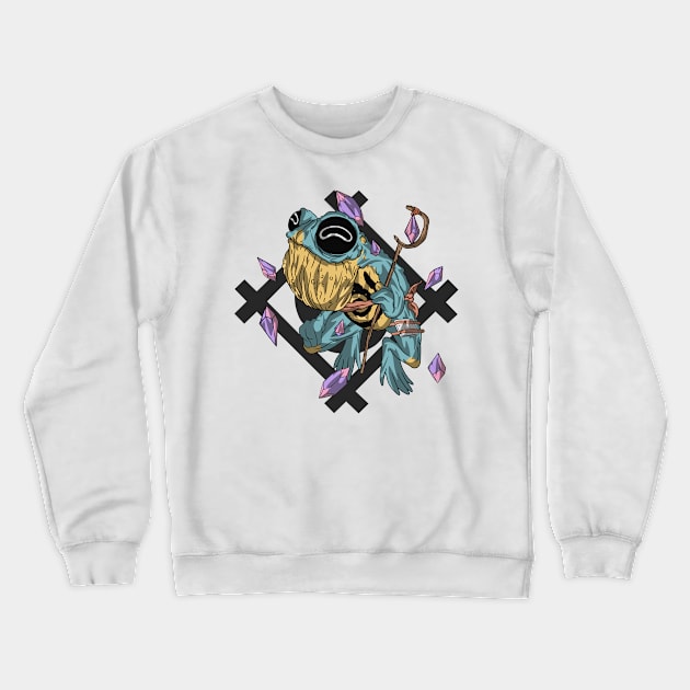 Shaman Toad Crewneck Sweatshirt by Marco.cheyos